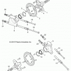 R16RGE99A7/AE/AV POLARIS GENERAL 1000 EPS Suspension, rear carrier