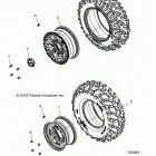 R16RGE99A7/AE/AV POLARIS GENERAL 1000 EPS Колеса перед