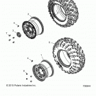 R16RGE99A7/AE/AV POLARIS GENERAL 1000 EPS Колесо заднее