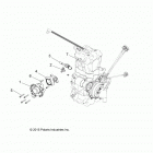 R16RMA57A1/A4/A9/L1/E57AS/A9/H57AR RGR 570 Двигатель, корпус дроссельной заслонки и топливная рампа