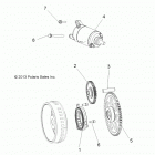 R16RTA57A1/A4/A9/B1/B4/B9/EAP/EBP RANGER 570, 570 XP, FULL SIZE Магнетто ,Стартер