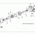 R16RTA57A1/A4/A9/B1/B4/B9/EAP/EBP RANGER 570, 570 XP, FULL SIZE Привод, передние коробки передач