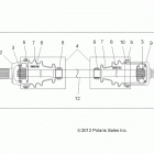 R16RTA57A1/A4/A9/B1/B4/B9/EAP/EBP RANGER 570, 570 XP, FULL SIZE Привод,передний полувагон