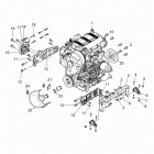 R16RTAD1A1/ED1E1 RANGER 1000 DIESEL Крепление двигателя