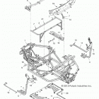 R16RTAD1A1/ED1E1 RANGER 1000 DIESEL Chassis, main frame