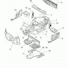 R16RTED1F1 RANGER 1000 DIESEL EU Body, floor and fenders