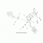 R16RTED1F1 RANGER 1000 DIESEL EU Тормоза, педаль и главный цилиндр