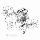 R16RTED1F1 RANGER 1000 DIESEL EU Крепление двигателя