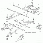 R16RUA/RUE/RVA/RVE RANGER CREW 900 ALL OPTIONS Suspension, front control arms