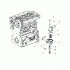 R16RVAD1A1 RANGER 1000 DIESEL CREW Engine, thermostat asm.