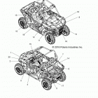 Z17VAA87/E87/X87 RZR 900 50/55 INCH ALL OPTIONS Кузов Наклейки