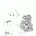 Z17VAA87/E87/X87 RZR 900 50/55 INCH ALL OPTIONS Охолождение двигателя,термостат и байпас