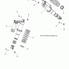 Z17VAA87/E87/X87 RZR 900 50/55 INCH ALL OPTIONS Передний аммортизатор