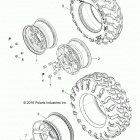 Z17VAA87/E87/X87 RZR 900 50/55 INCH ALL OPTIONS Колесо заднее