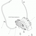 Z17VBA87A2/E87AB/AK/LK RZR 900 60 INCH ALL OPTIONS Крепление КПП