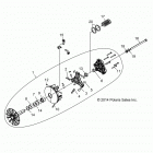 Z17VBA87A2/E87AB/AK/LK RZR 900 60 INCH ALL OPTIONS Drive train, primary clutch -z17vba87a2  /  e87ab  /  ak...