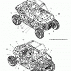 Z17VBE99AR/AL RZR 1000 60 INCH PS Кузов Наклейки