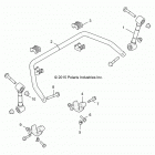Z17VBE99AR/AL RZR 1000 60 INCH PS Подвеска, стабилизатор, передний