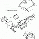 Z17VCE87AB/AK RZR 4 900 Body, dash and glovebox