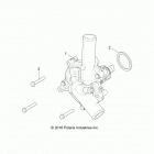 Z17VCE87AB/AK RZR 4 900 Engine, cooling, waterpump