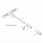 Z17VCE87AB/AK RZR 4 900 Body, grab bar, passenger