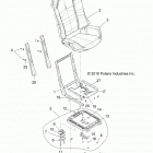 Z17VCE87AB/AK RZR 4 900 Body, seat asm. and slider