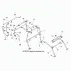 Z17VCE87AB/AK RZR 4 900 Chassis, cab frame