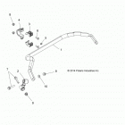 Z17VCE87AB/AK RZR 4 900 Suspension, rear stabilizer bar