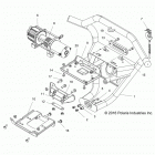 Z17VD_99AB/AK/AM/AW/LW/AZ RZR XP 1000 Accessory, front bumper, w  /  winch