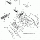 Z17VD_99AB/AK/AM/AW/LW/AZ RZR XP 1000 Корпус, задняя стойка и крылья