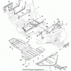 Z17VD_99AB/AK/AM/AW/LW/AZ RZR XP 1000 Chassis, main frame and skid plates