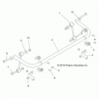 Z17VD_99AB/AK/AM/AW/LW/AZ RZR XP 1000 Подвеска, стабилизатор, задний