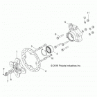 Z17VD_99AB/AK/AM/AW/LW/AZ RZR XP 1000 Suspention, rear carrier