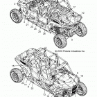 Z17VFE92AK/AM RZR XP4 TURBO Кузов Наклейки