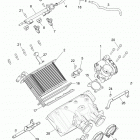 Z17VFE92AK/AM RZR XP4 TURBO Engine, air intake manifold