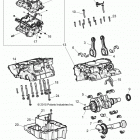 Z17VFE92AK/AM RZR XP4 TURBO Engine, crankcase and crankshaft