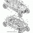 Z17VFE99AM/AW/LW/M99AB RZR XP 4 1000 Кузов Наклейки