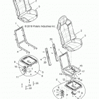 Z17VFE99AM/AW/LW/M99AB RZR XP 4 1000 Body, seat asm. and slider