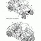 Z17VHA57A2/E57AU RZR 570 Кузов Наклейки