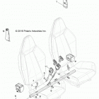 Z17VJE57AR RZR 570 S Body, seat mounting and belts