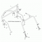 Z17VJE57AR RZR 570 S Chassis, cab frame