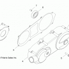 Z17YAV17A2/A5/N2/N5 RZR 170 Крышка картера