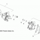Z17YAV17A2/A5/N2/N5 RZR 170 Тормоза суппорт передний
