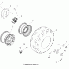 R09HH68/HY68 RANGER 4X4 700 EFI ALL OPTIONS Колесо заднее