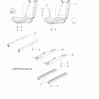 A09VA17AA/AD RANGER RZR 170 Body, seat, mounting and belts