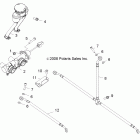 A09VA17AA/AD RANGER RZR 170 Brakes, master cylinder and brake lines