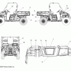 R09HH68/HY68 RANGER 4X4 700 EFI ALL OPTIONS Наклейки