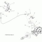 R09HH68/HY68 RANGER 4X4 700 EFI ALL OPTIONS Brakes, park brake asm.