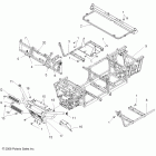 R09HH68/HY68 RANGER 4X4 700 EFI ALL OPTIONS Chassis, frame and front bumper