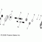 R09HH68/HY68 RANGER 4X4 700 EFI ALL OPTIONS Вал заднего привода